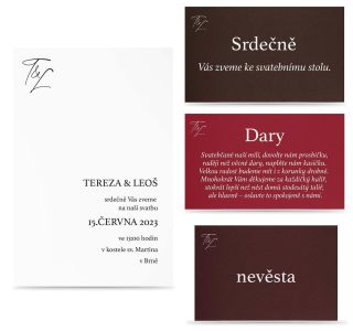 Co jsme si to pro Vás po dlouhé době plánování přichystali? Papírové svatební oznámení na jedinečných barevných papírech s...